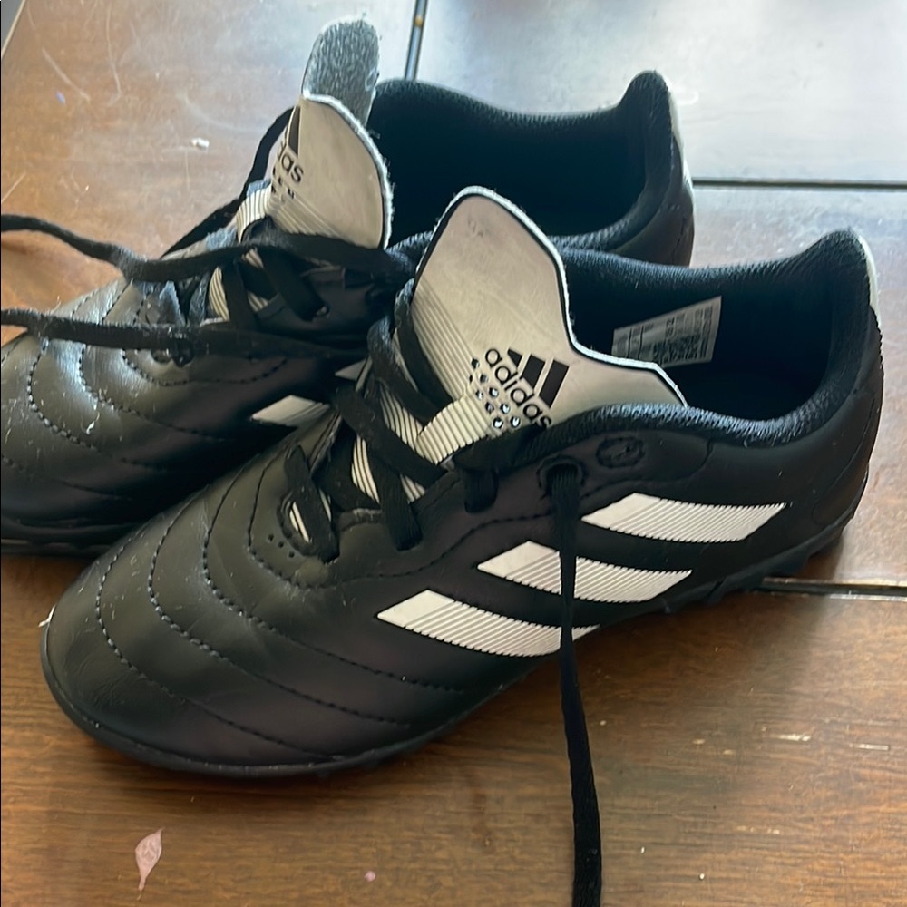 Adidas Kids indoor soccer cleats size 1Y